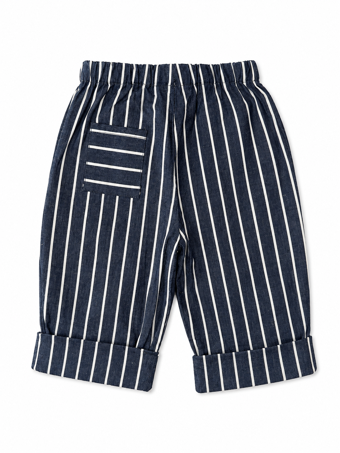Striped Cotton Twill Pants