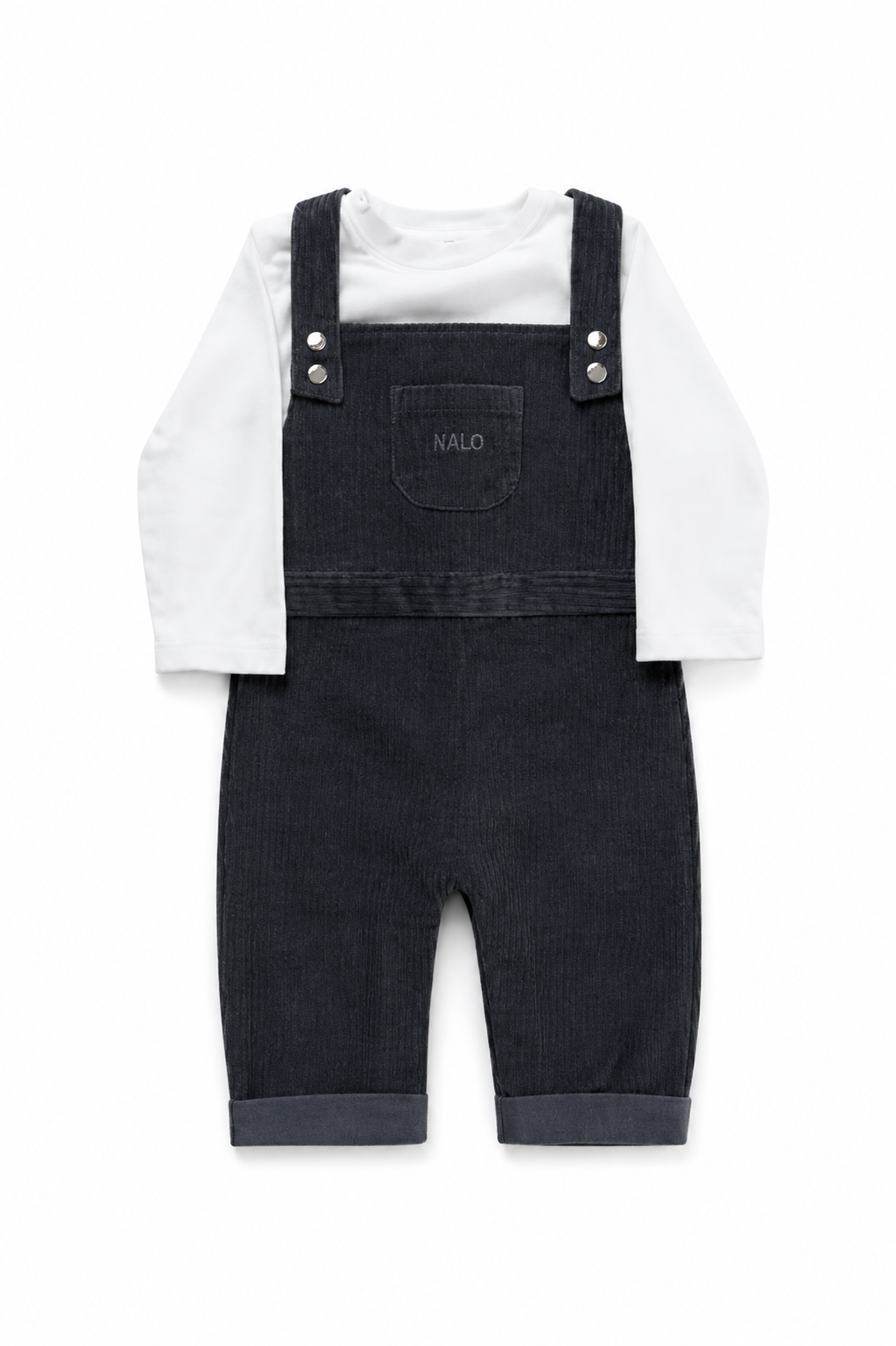 Corduroy Dungaree Set