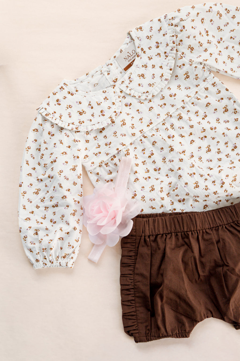 Floral Romper & Shorts Set