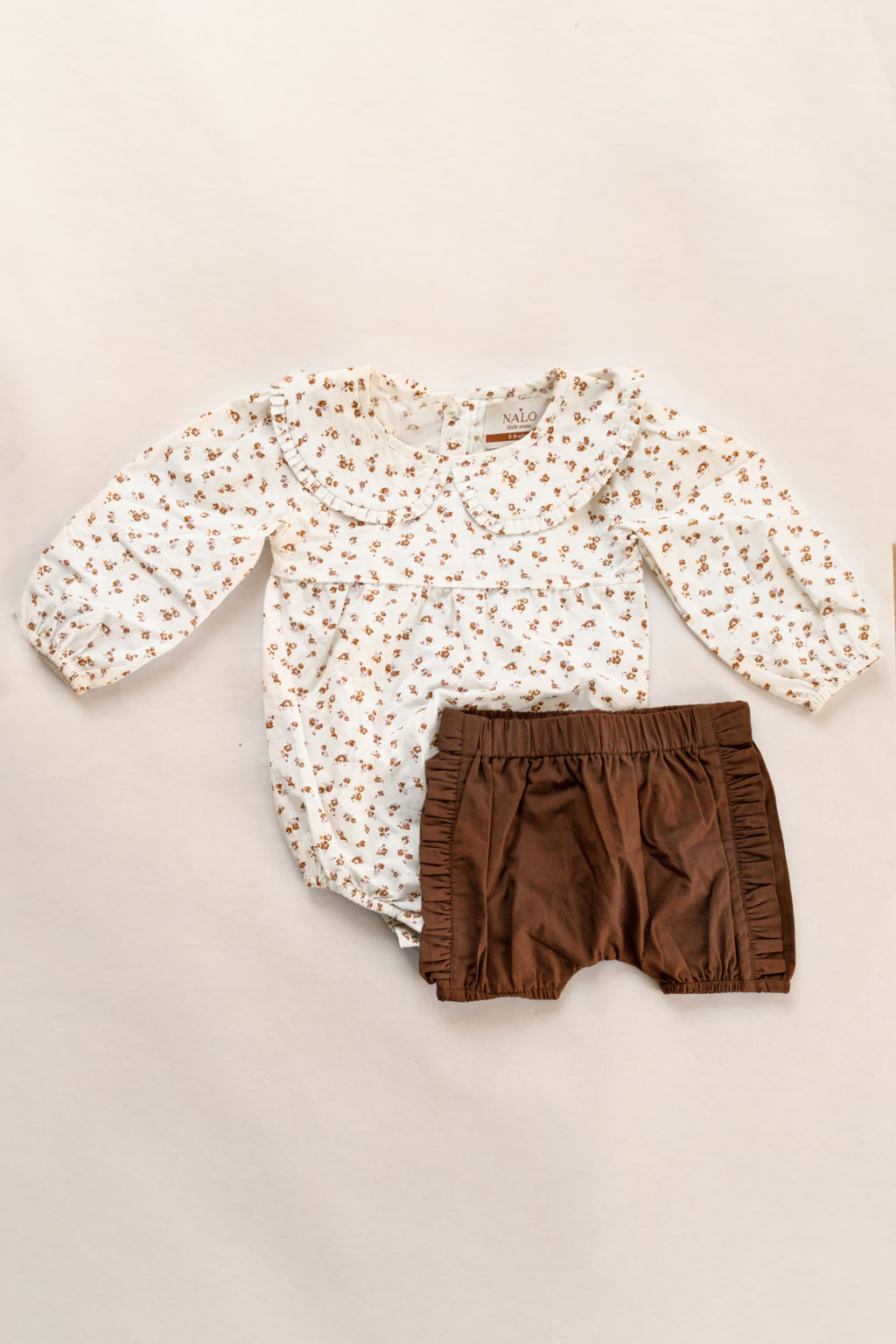 Floral Romper & Shorts Set